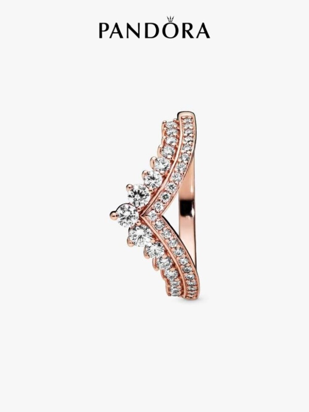 Pandora Princess Wishbone Ring